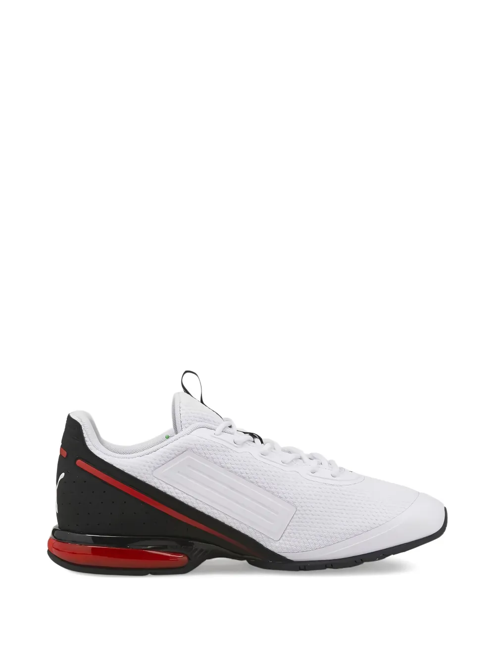 PUMA Cell Divide "White High Risk Red" sneakers