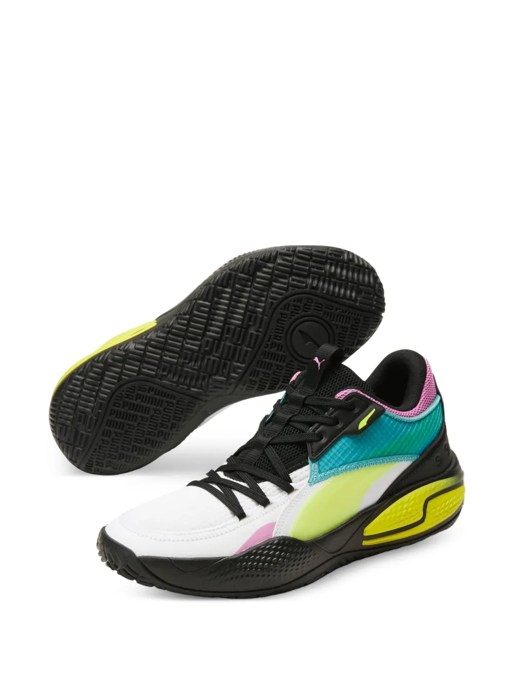 PUMA Court Rider "White/Yellow Alert" sneakers | Low-Tops | Image 2