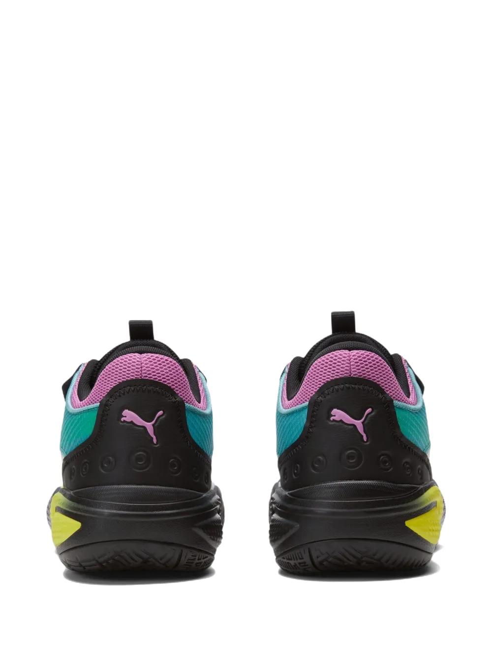 PUMA Court Rider "White Yellow Alert" sneakers Black