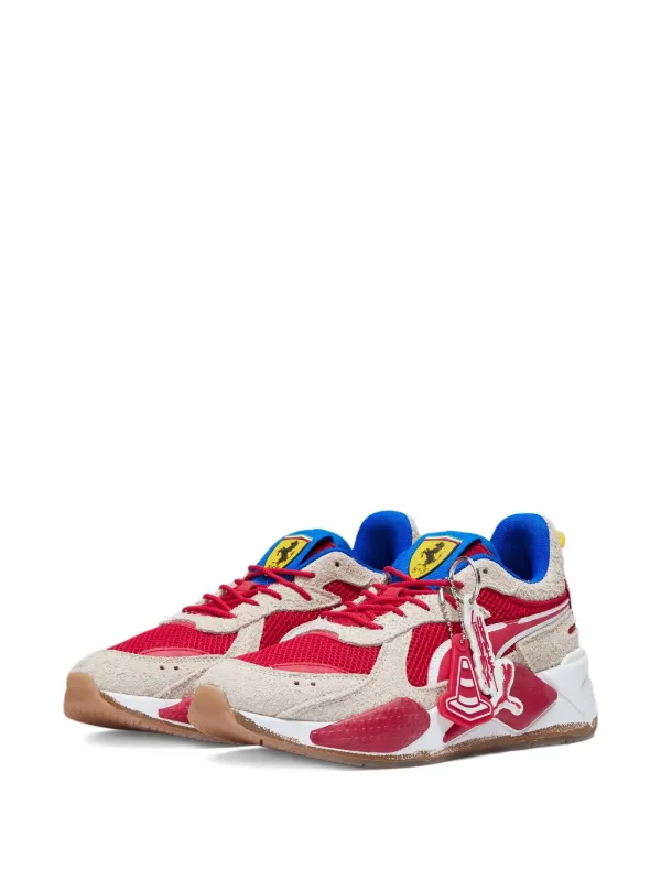 Puma Ferrari RS-X Sneakers in Red and Blue Puma x Ferrari RS Track x JV – Oneness Boutique main image 4