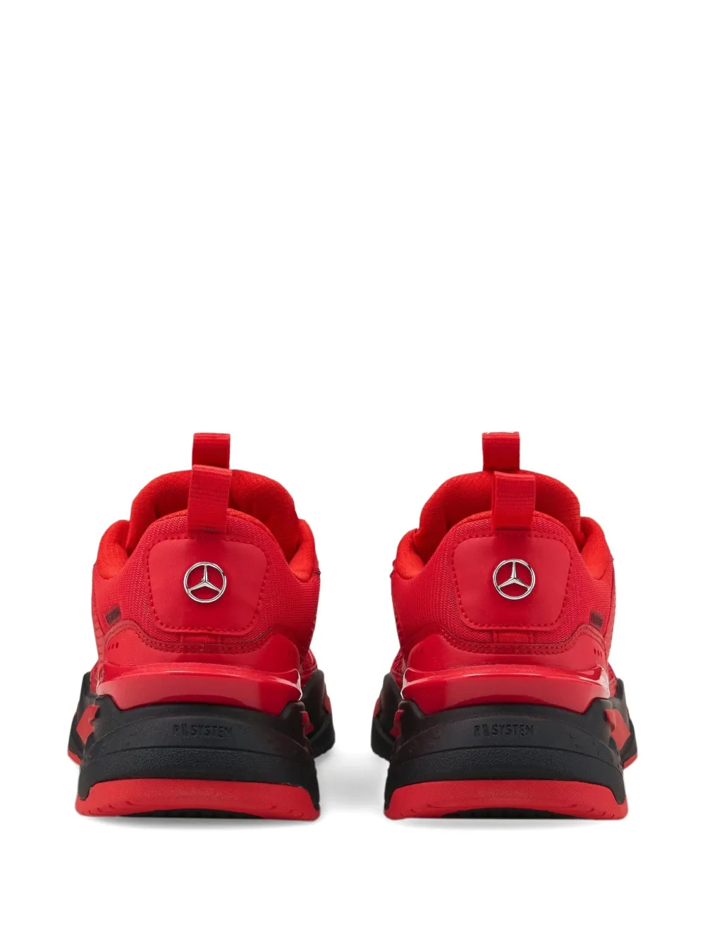 PUMA x Mercedes AMG Petronas F1 X RS Fast Motorsport Hibiscus sneakers Red