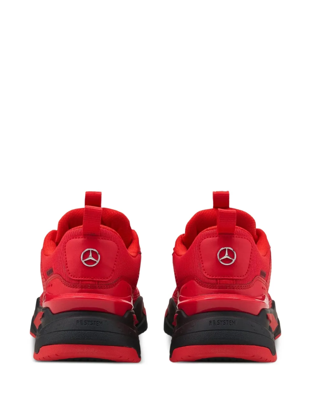 PUMA x Mercedes AMG Petronas F1 X RS Fast Motorsport Hibiscus sneakers Rood