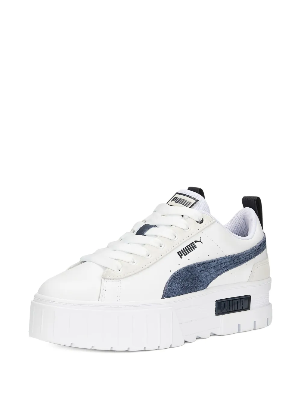 PUMA Mayze platform leather sneakers - Wit