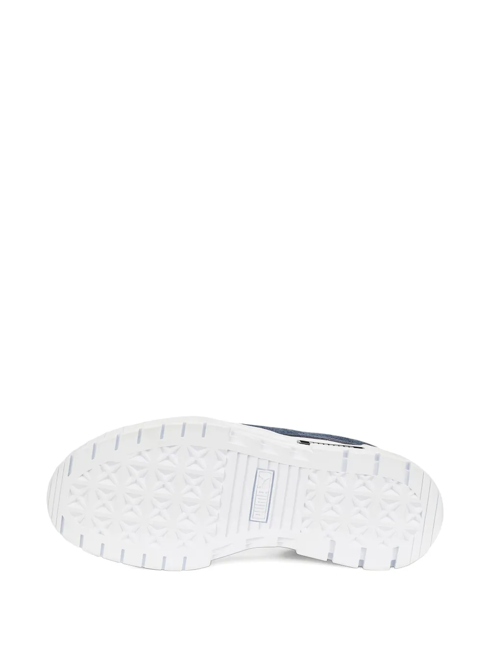 PUMA Mayze platform leather sneakers White