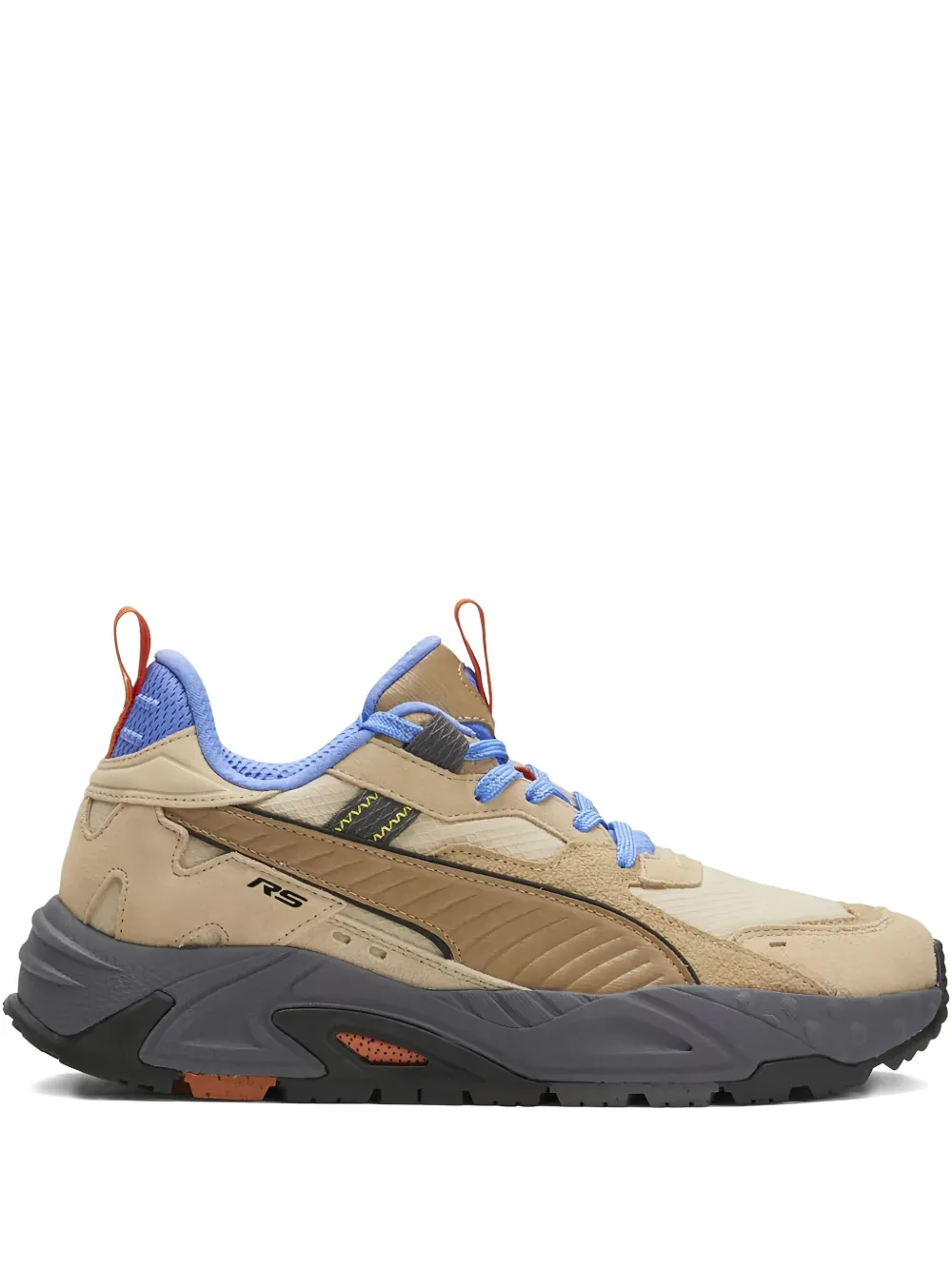 PUMA Rs-Trck Explore "Light sand Tiger's eye Blue glimmer" sneakers Neutrals