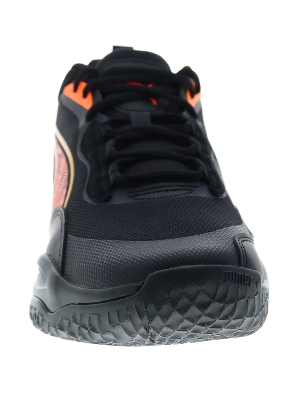 PUMA Playmaker Pro Laser "Black Ultra Orange" sneakers