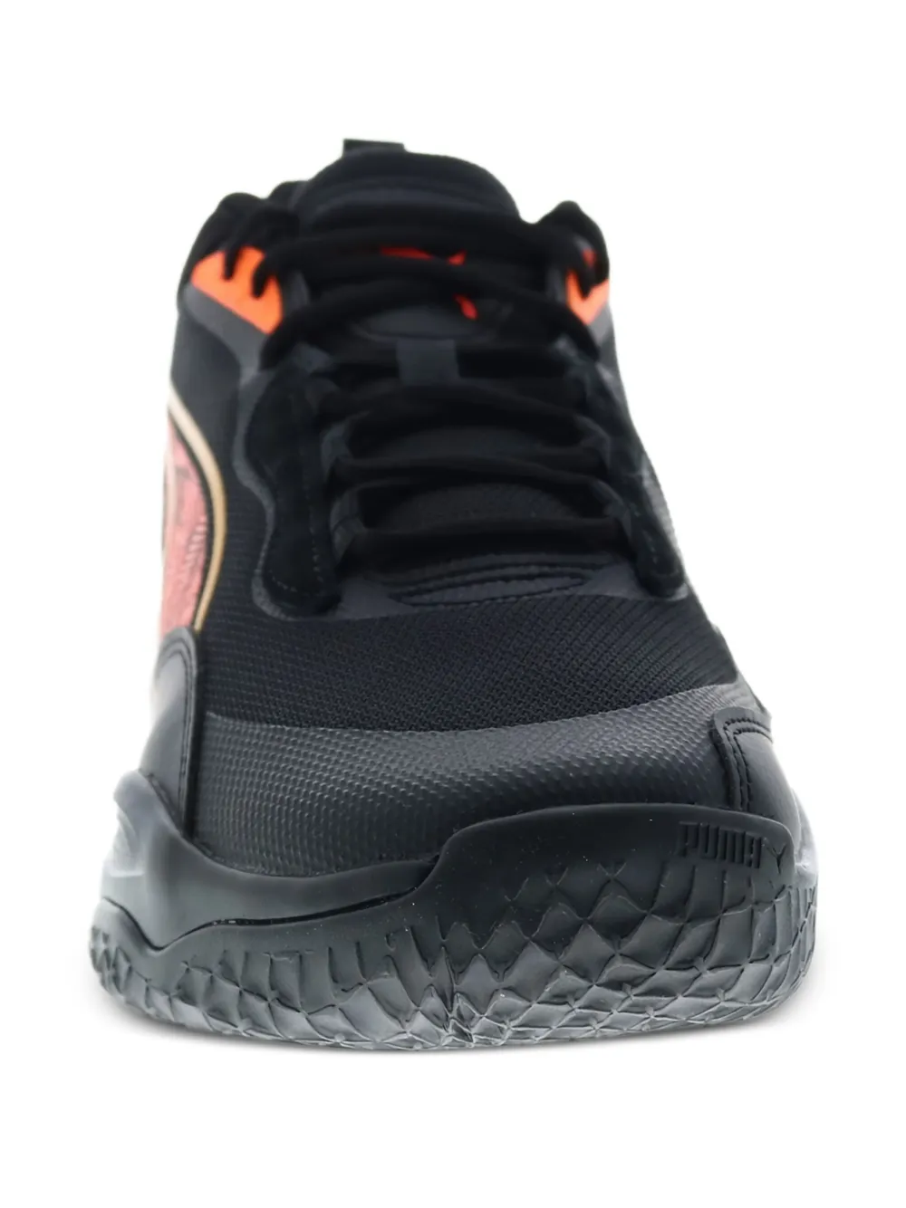 PUMA Playmaker Pro Laser "Black Ultra Orange" sneakers Zwart