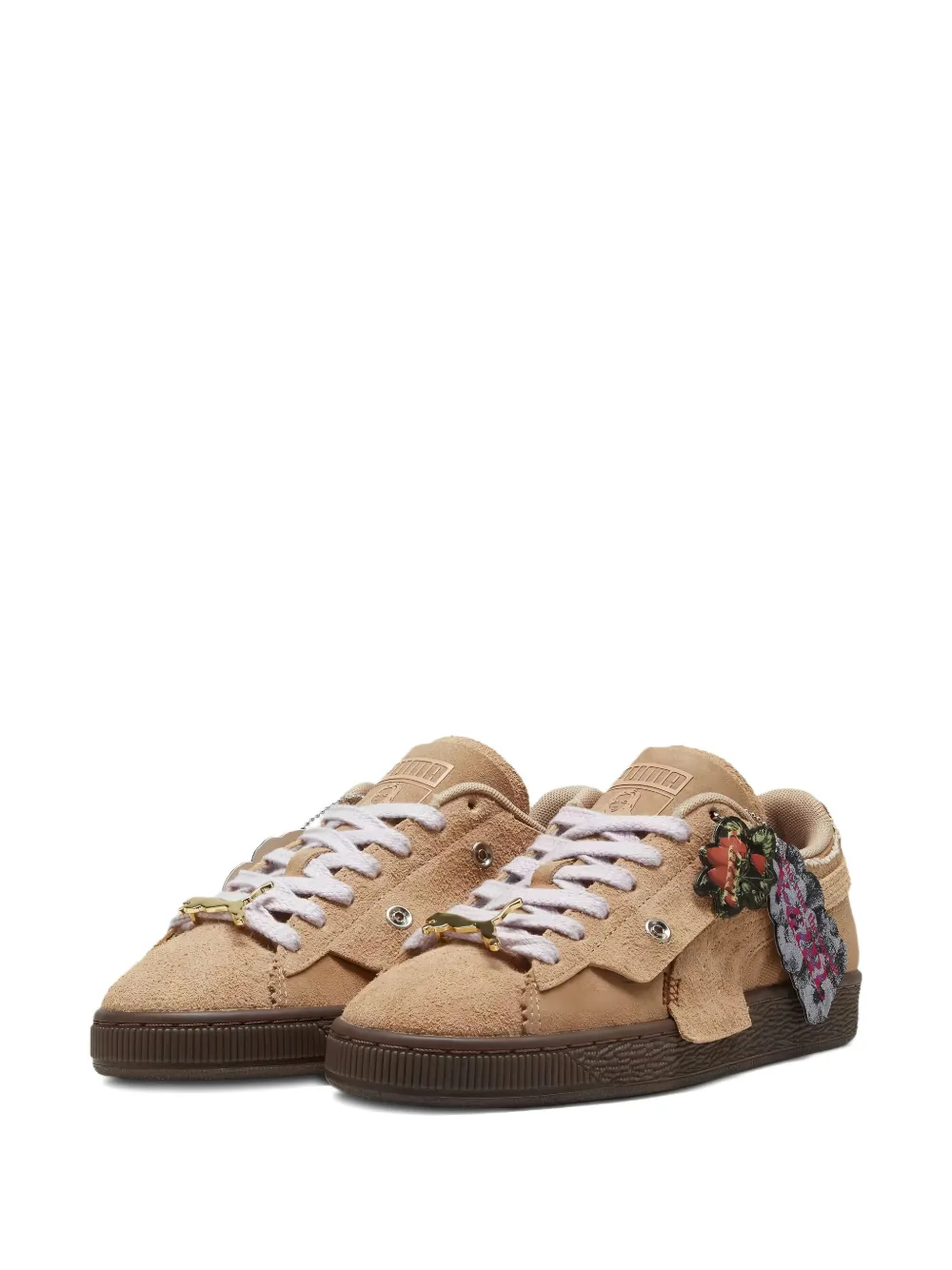PUMA x X-Girl baskets en daim 'Brown' | baskets basses | Image 2