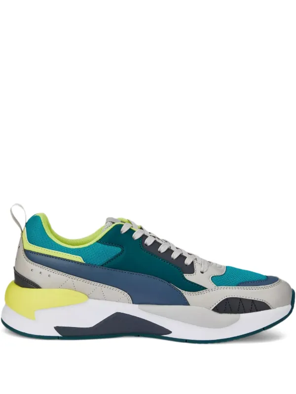 PUMA X-Ray 2 Square Panelled Sneakers | Green | FARFETCH HK