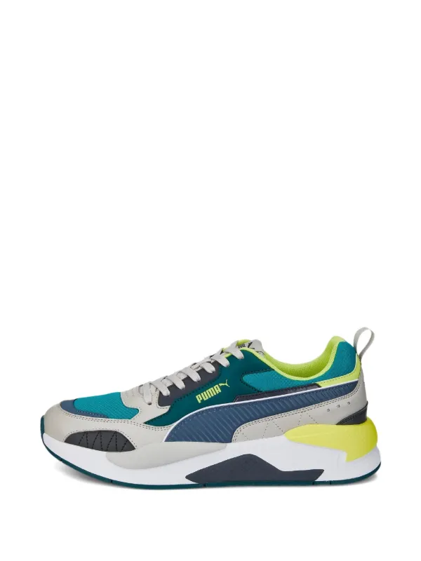 PUMA X-Ray 2 Square Panelled Sneakers | Green | FARFETCH HK