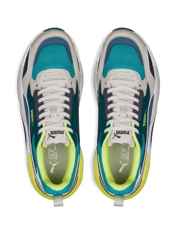 PUMA X-Ray 2 Square Panelled Sneakers | Green | FARFETCH HK