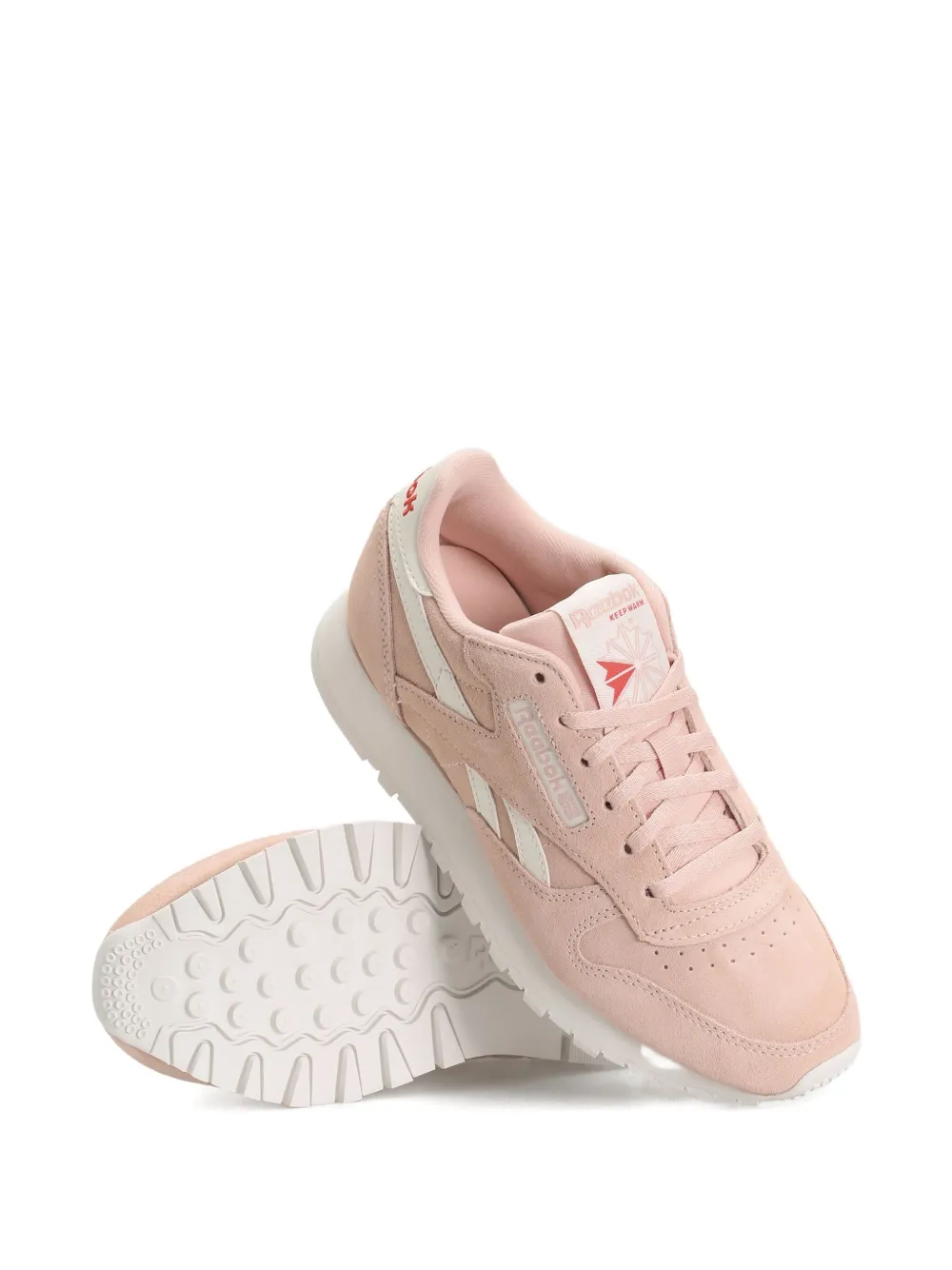 Reebok Classic "light Pink" Sneakers In Animal Print