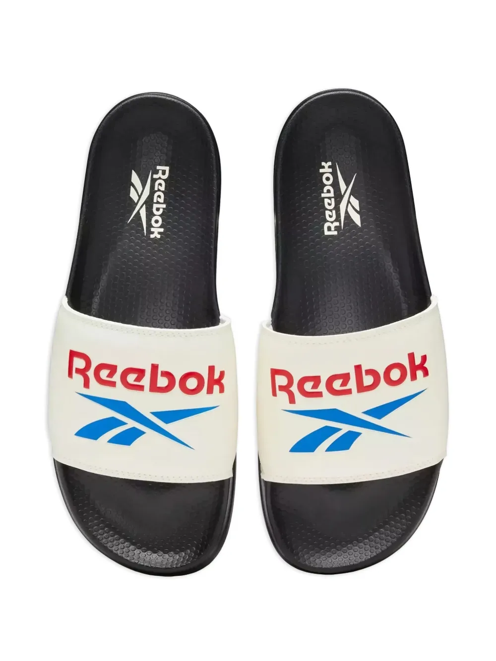Reebok Classic "White Black" slippers Wit