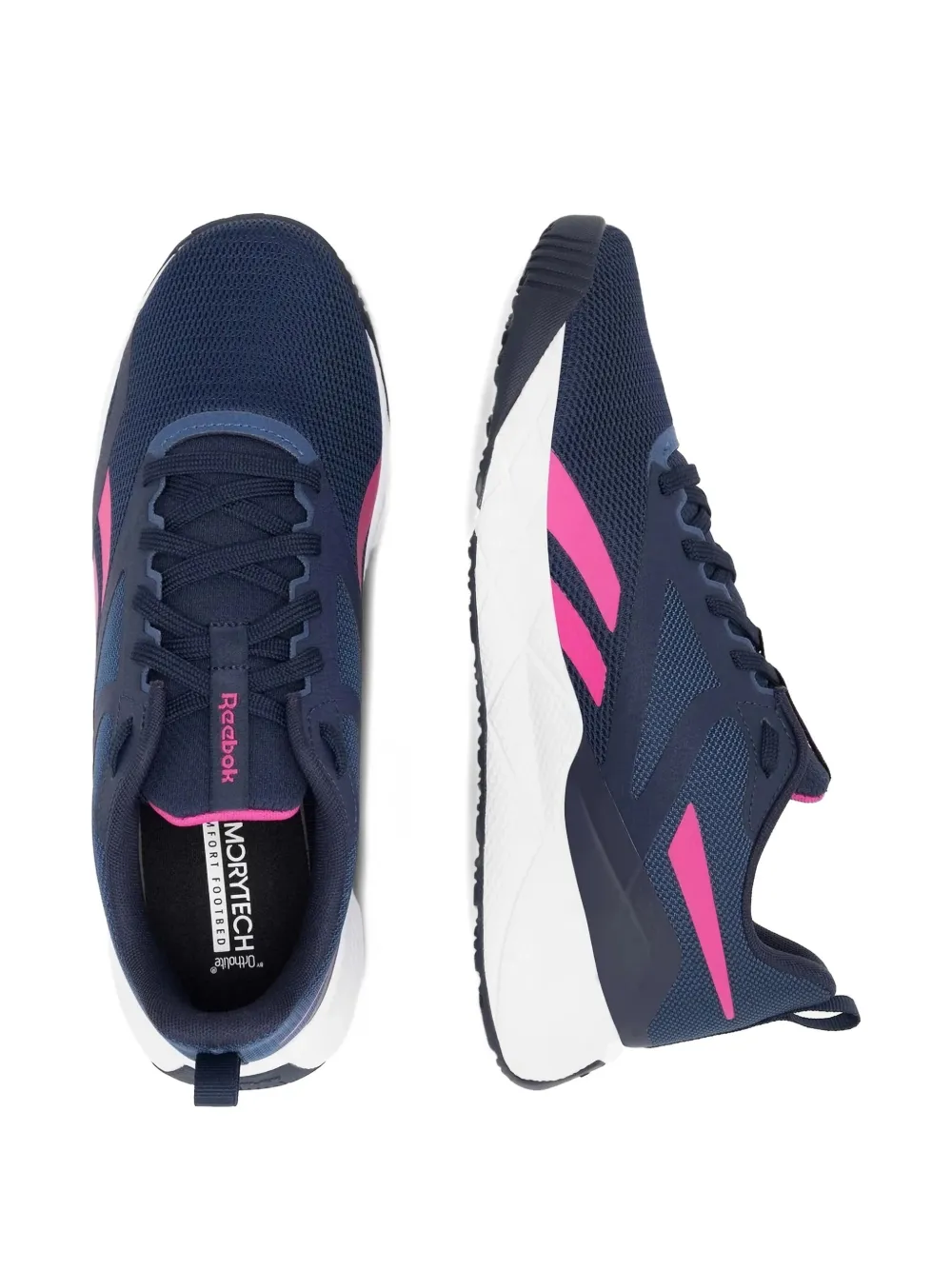 Reebok Nfx "vector Navy/batic Blue/porcelain Pink" Sneakers In Blue