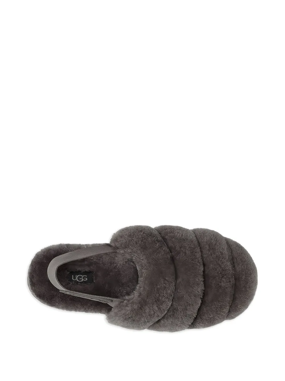 UGG SUPER FLUFF "GREY" SLIPPERS 