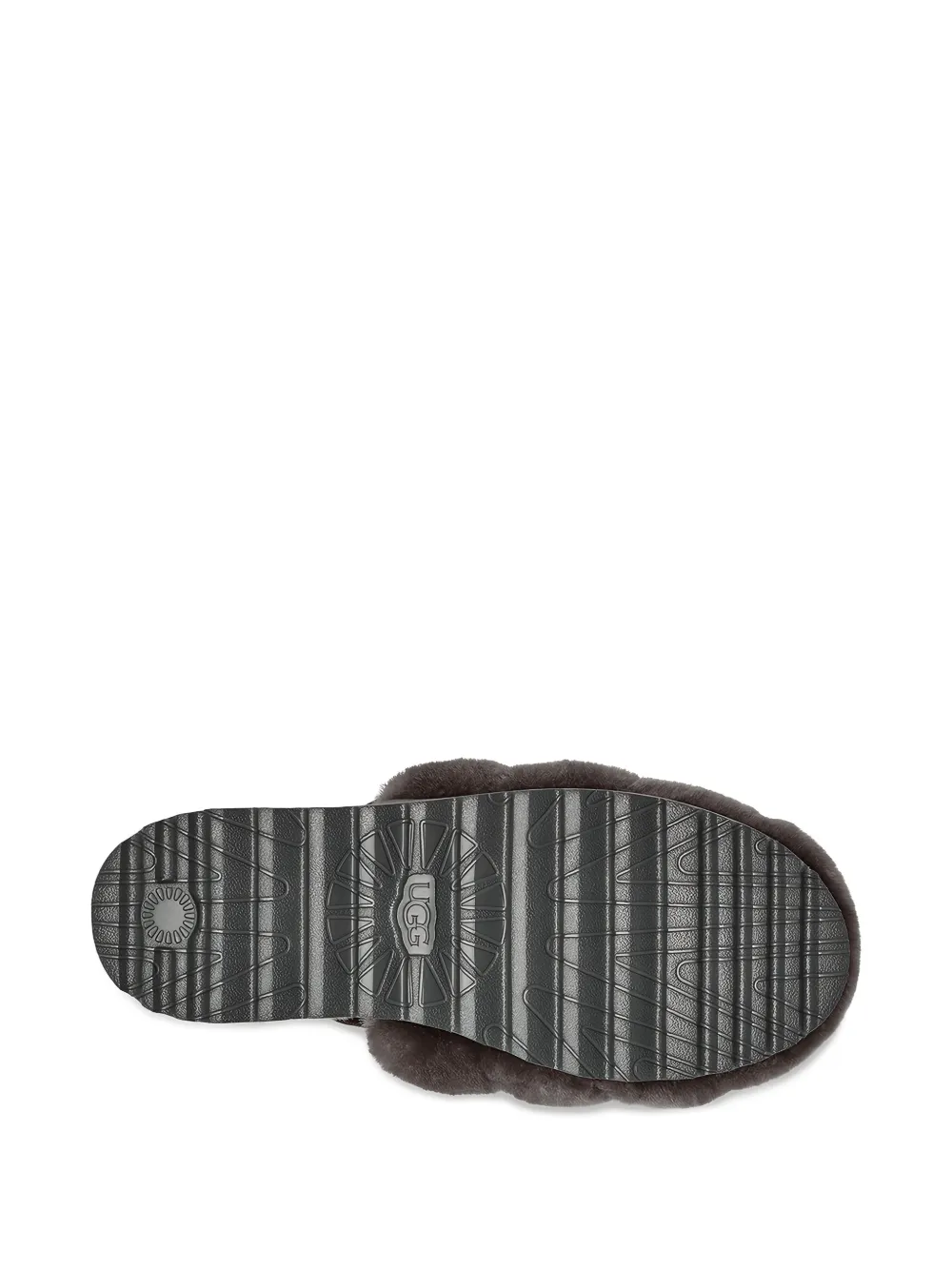UGG SUPER FLUFF "GREY" SLIPPERS 