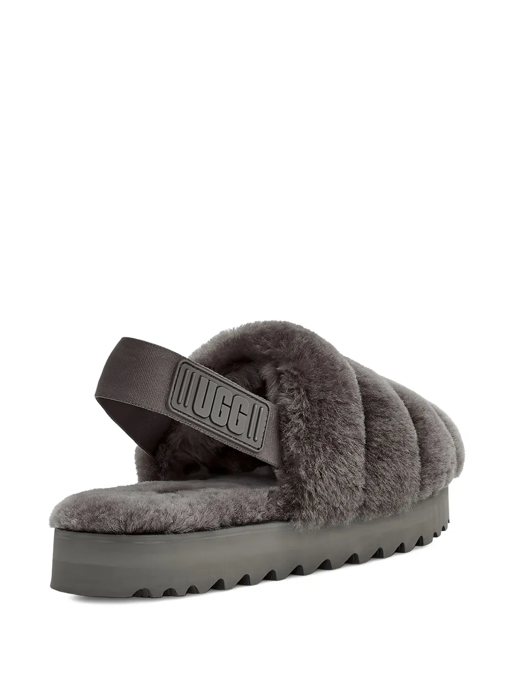 UGG Super Fluff Grey slippers - Grijs