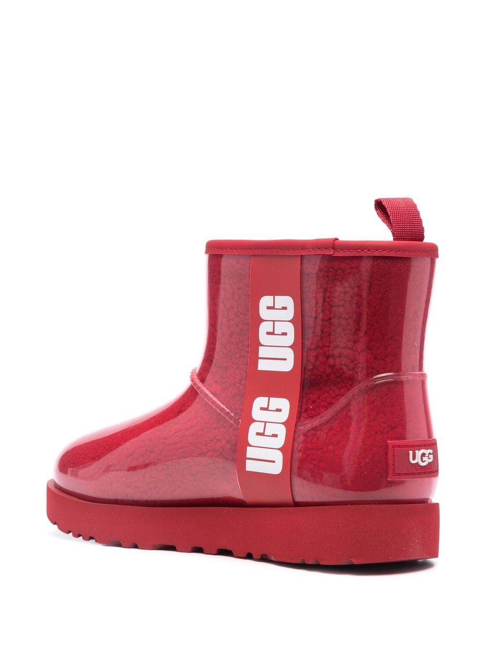 UGG CLASSIC CLEAR MINI WMNS "Red"