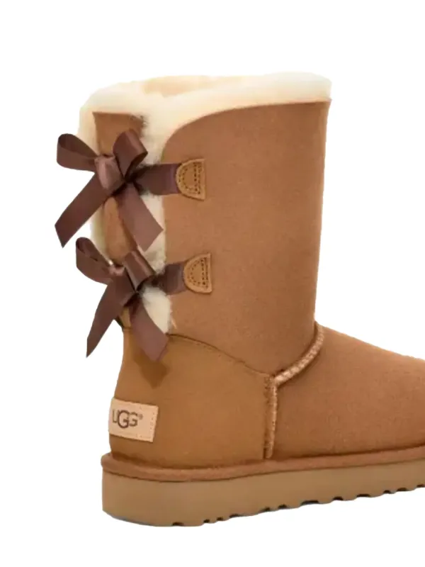 UGG Bailey Bow Boots Brown FARFETCH HK