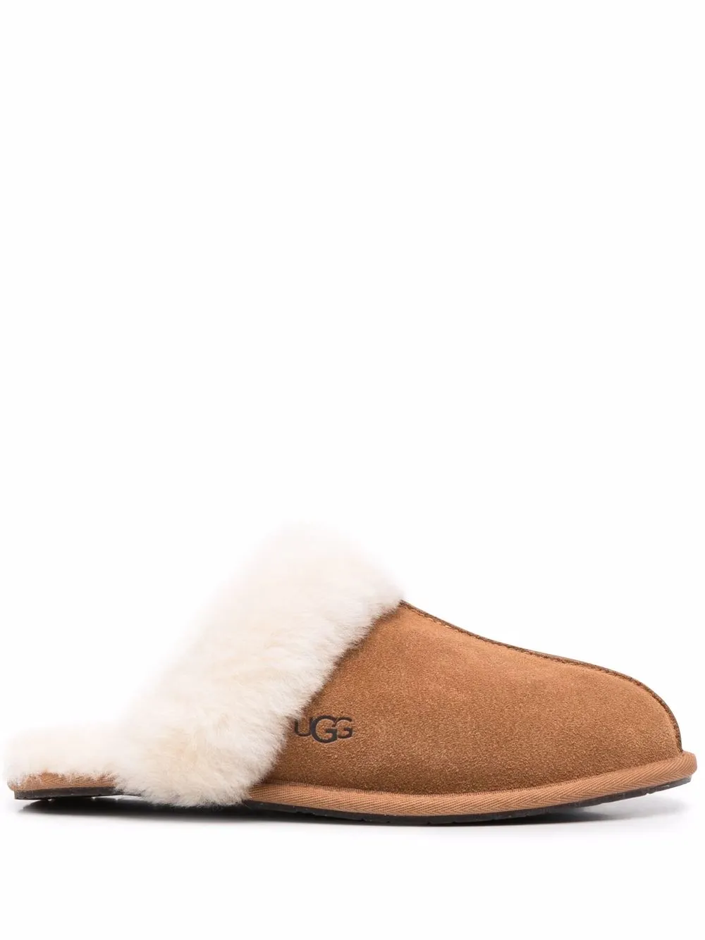 UGG Slippers con bordo in shearling - CHE BROWN