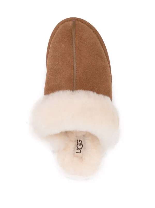 UGG Slipper Com Acabamento De Pelos | Marrom | FARFETCH BR
