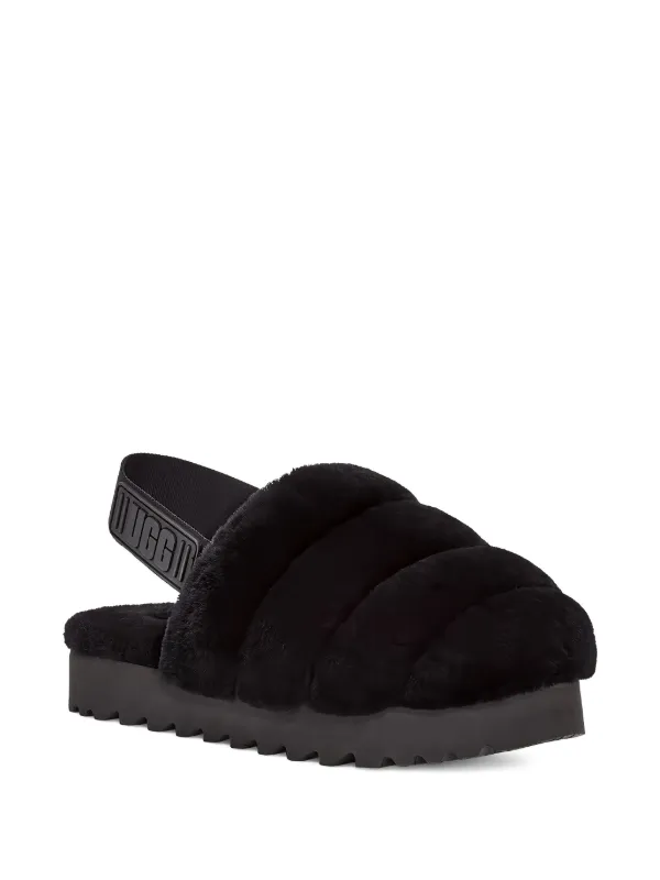 ショップのおすすめアイテムをご紹介 UGG 黒 スーパーフラッフスリッパ