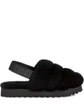 UGG Super Fluff ""Black"" slippers