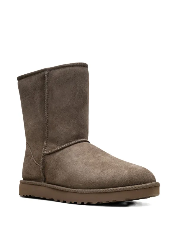 Classic Short Ii Ugg Ankle Boots Grey Aus Wooli Ugg Short