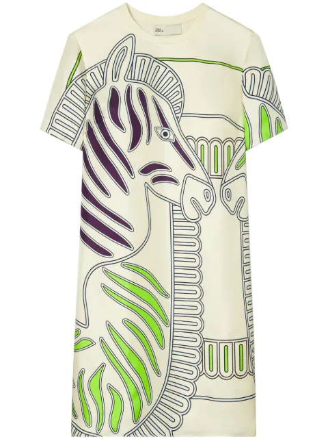 Tory Burch vestido estilo playera de seda