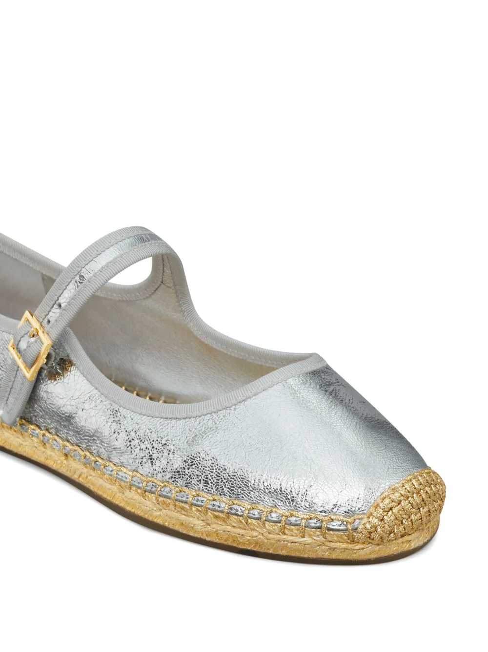 Tory Burch Mary Jane espadrilles Silver