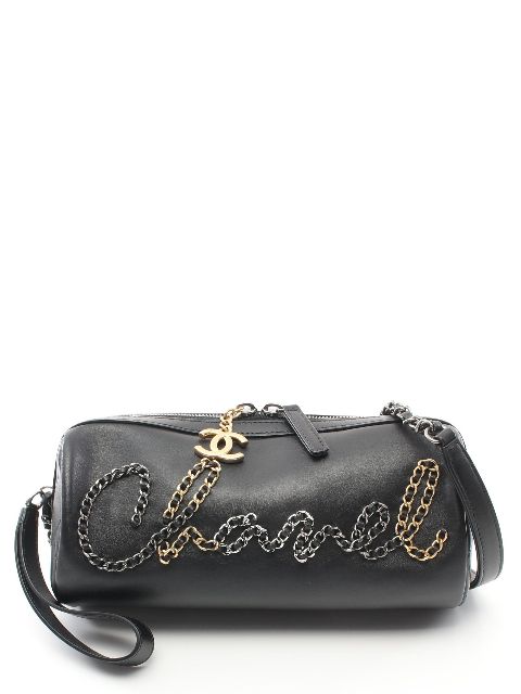 HOT SALE CHANEL 2019 logo-chain shoulder bag Women