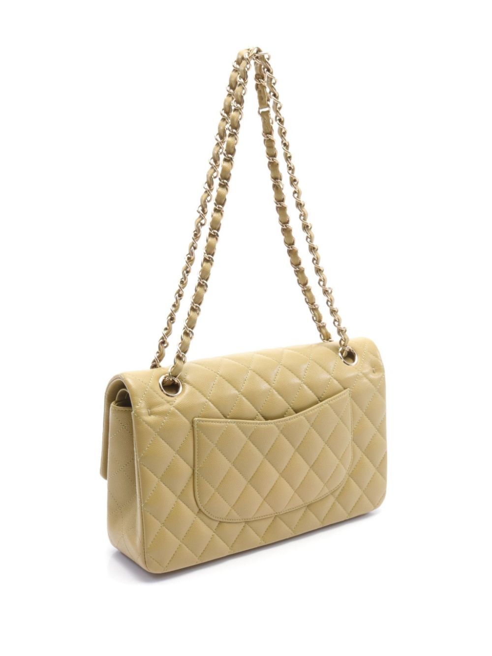 CHANEL Pre-Owned 2021 Double Flap shoulder bag - Geel