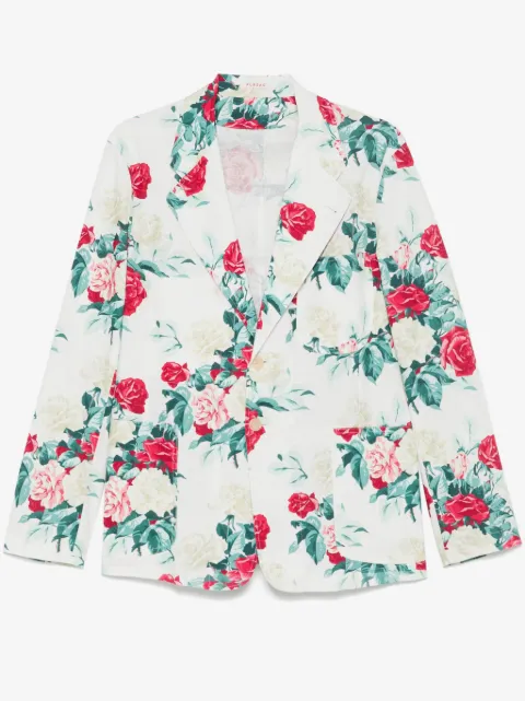FURSAC light flower-print blazer