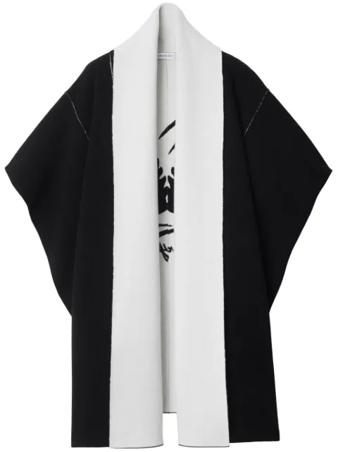 Burberry Pelerine de cavalo espelhado