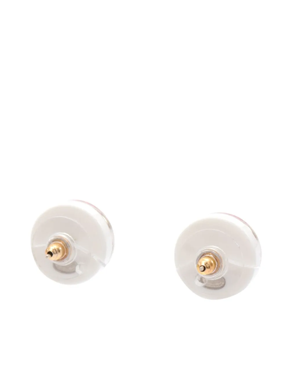 CHANEL Pre-Owned 1986-1988 oorclips met CC-logo - Wit