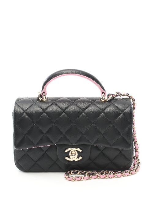 CHANEL 2021 mini Classic Flap two-way shoulder bag Women