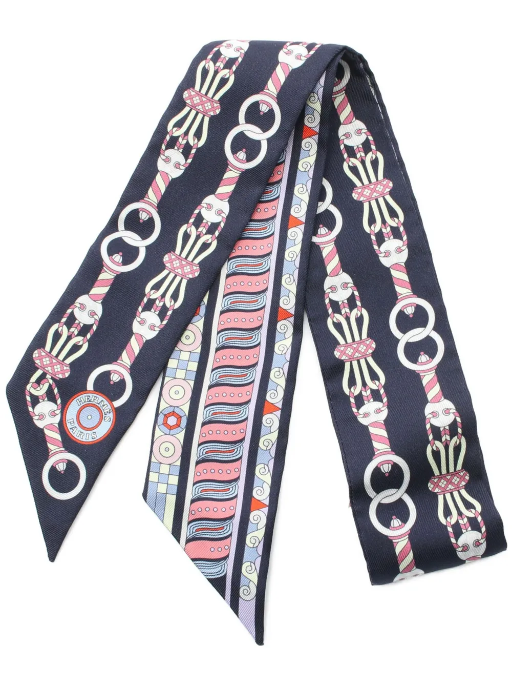 Hermes 2020s Twilly Harnais En Rosace scarf Women