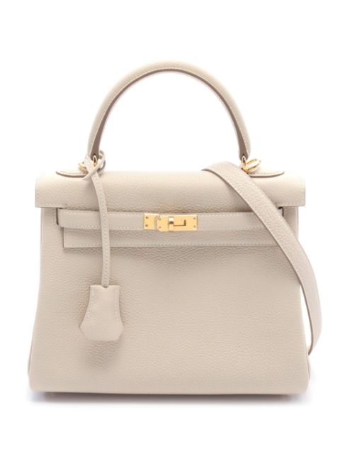 Hermes 2024 Kelly 25 Kure two-way handbag Women