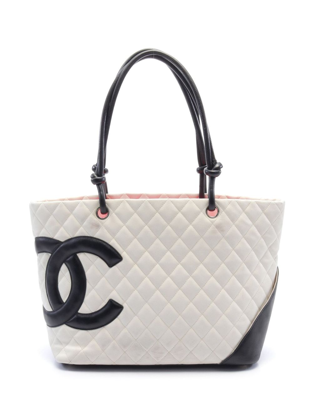 Cheap HOT SALE CHANEL 2004-2005 large Cambon line tote bag Women