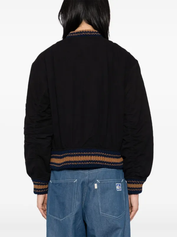 STORY mfg. ボンバージャケット | ブラック | FARFETCH JP