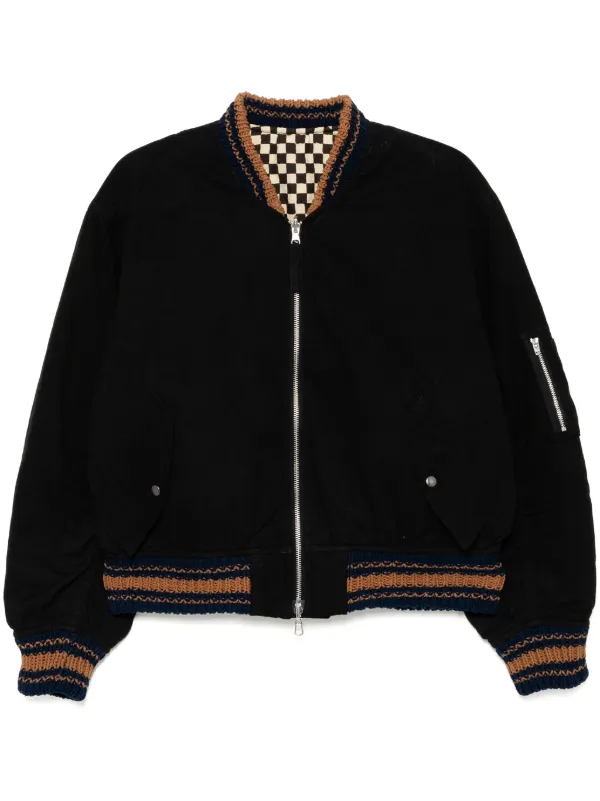 STORY mfg. ボンバージャケット | ブラック | FARFETCH JP