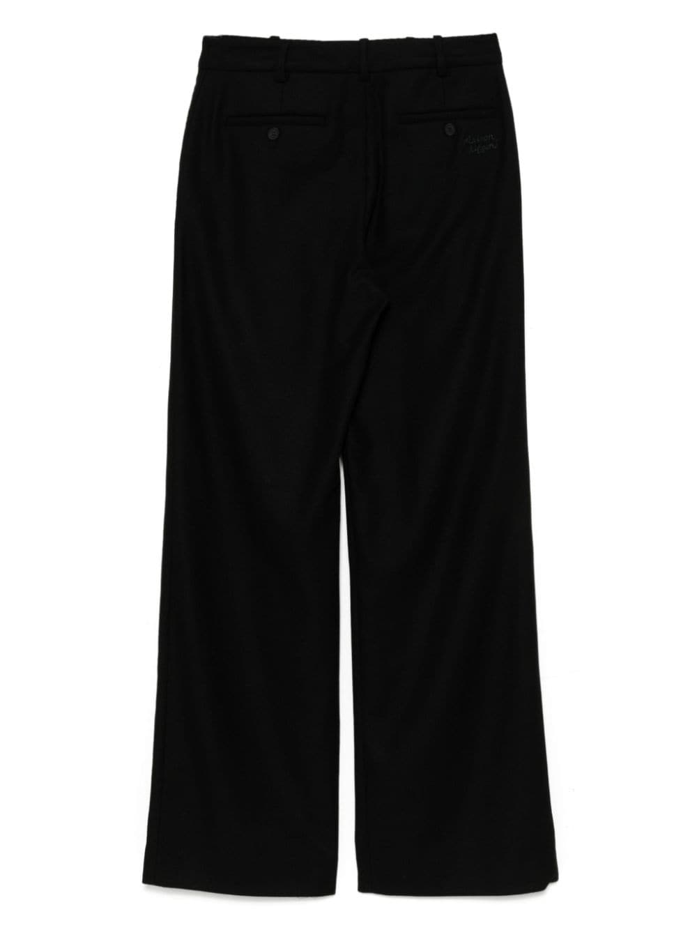 Maison Kitsuné Ruimvallende broek - Zwart