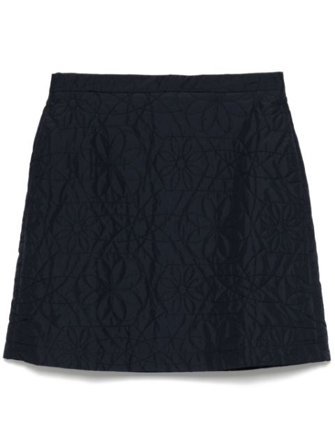 Maison Kitsune quilted mini skirt Women