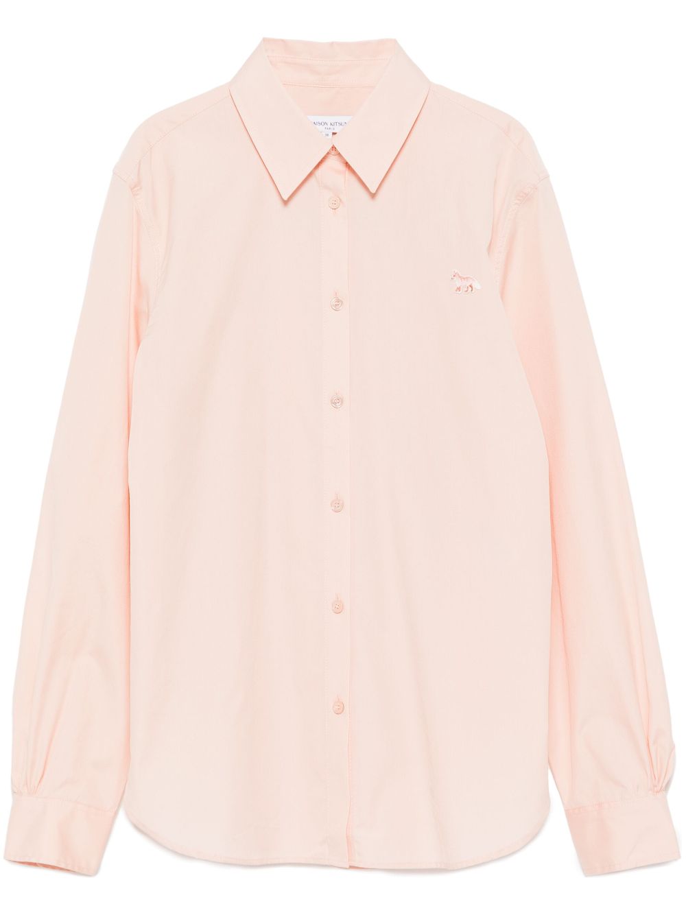 Maison Kitsuné baby fox patch cotton classic shirt - Pink