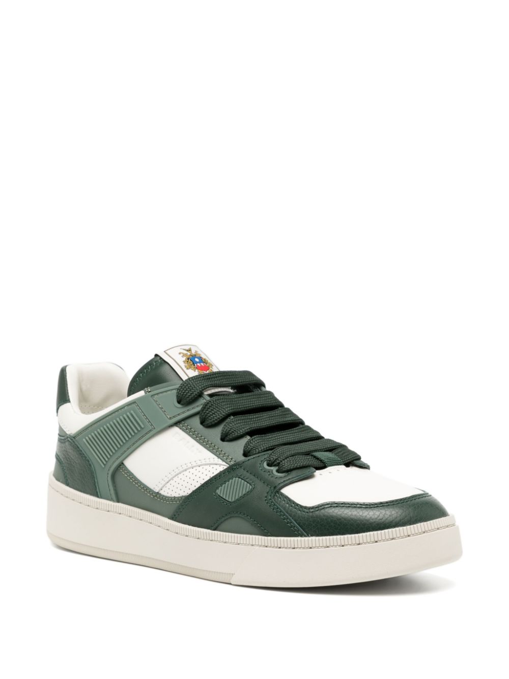 Bally Sneakers met vlakken - Groen