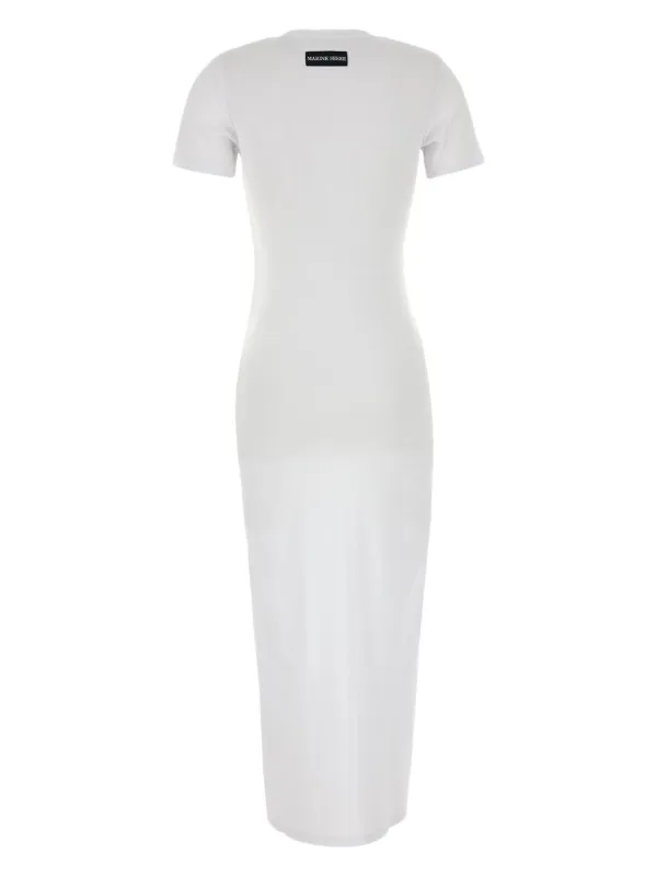 maxi broderie dress BRODERIE MAXI DRESS
