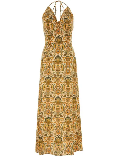 PANTAMOLLE Rosy maxi dress