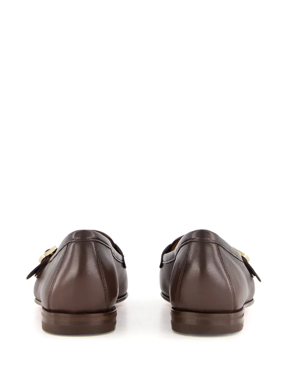 Santoni Loafer Mit Doppelter Schnalle In Brown