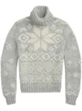 Polo Ralph Lauren snowflake-intarsia jumper - Grey