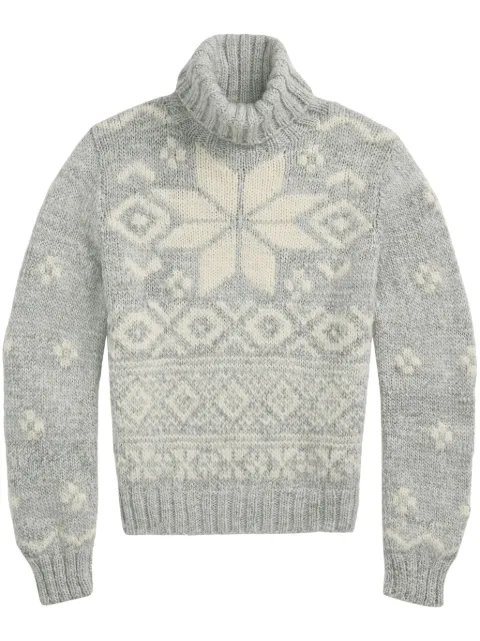 Polo Ralph Lauren snowflake-intarsia jumper
